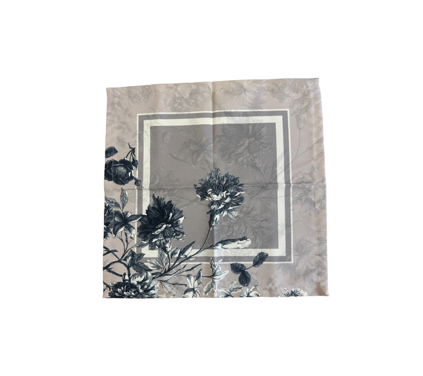 Servilleta de tela Flores Grandes RosaBeige/AzulM