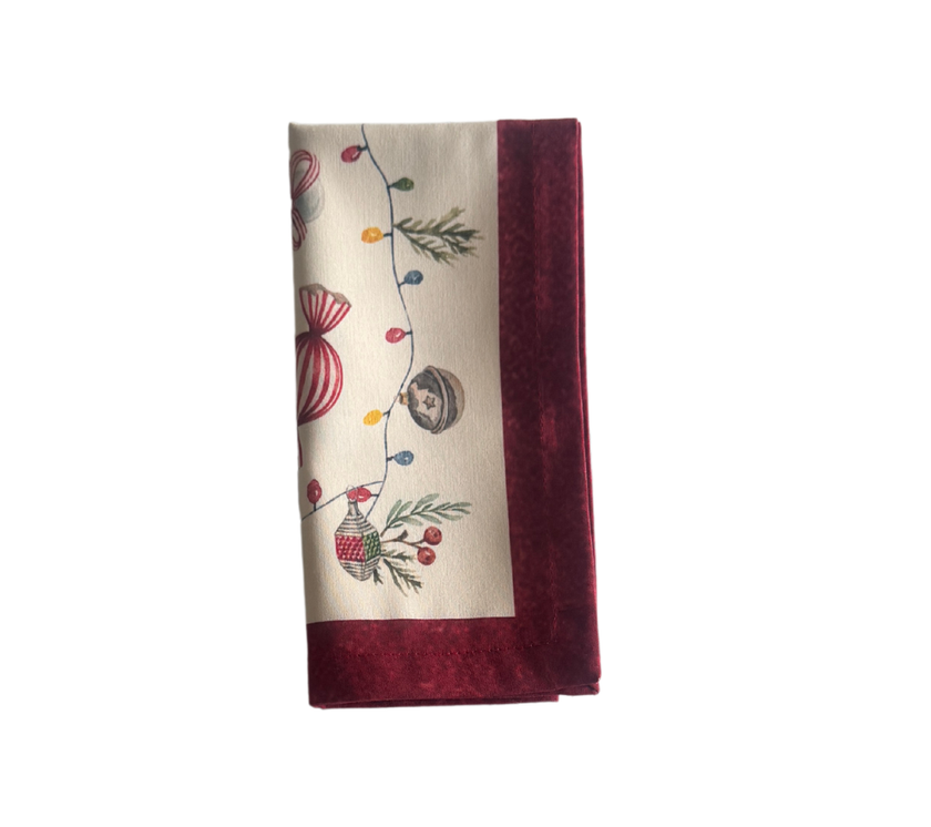 Servilleta de tela Navidad Soldados