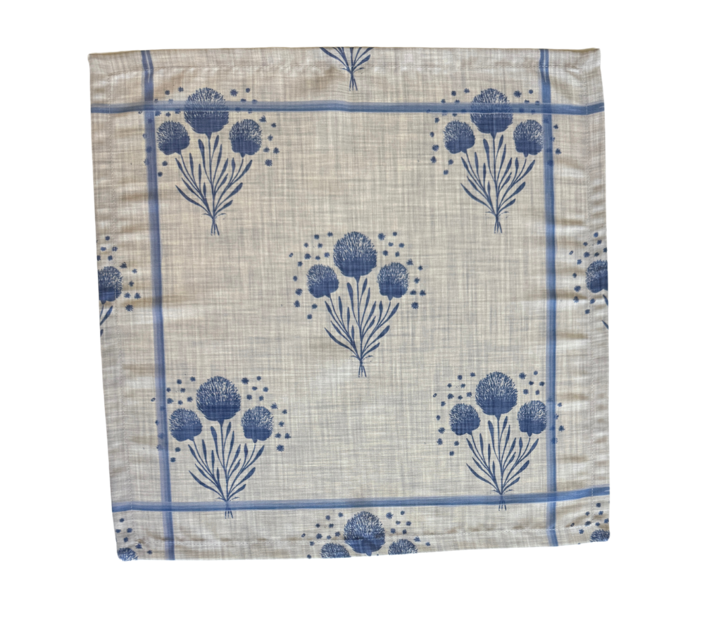 Servilleta de tela Ramo Pompones