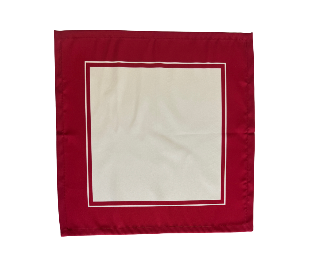 Servilleta de tela Franja Rojo