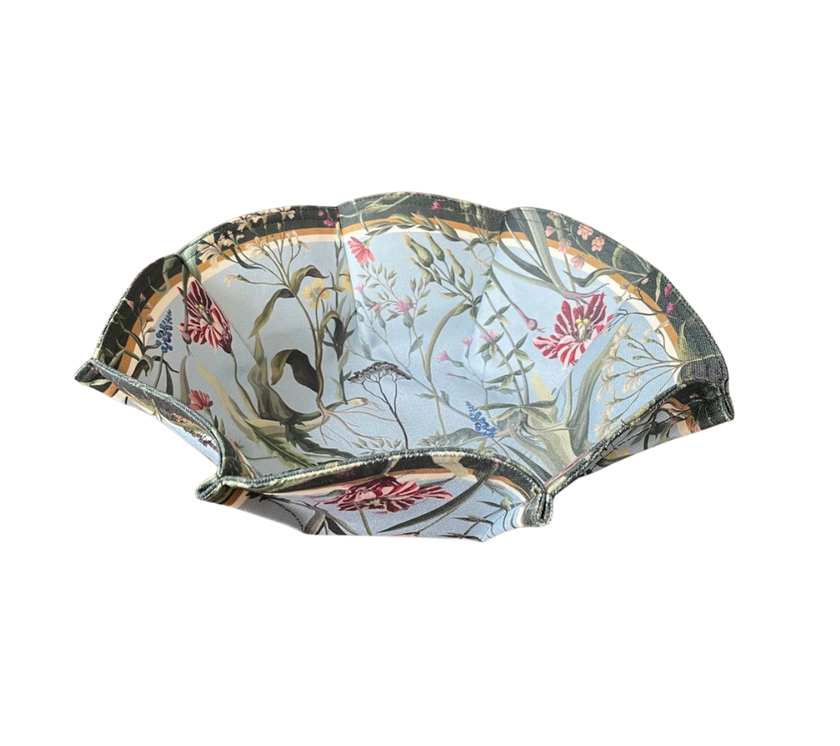 Panera en tela (grande) Follage Azul