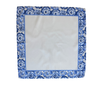 Servilleta de tela Borde Flores Azul