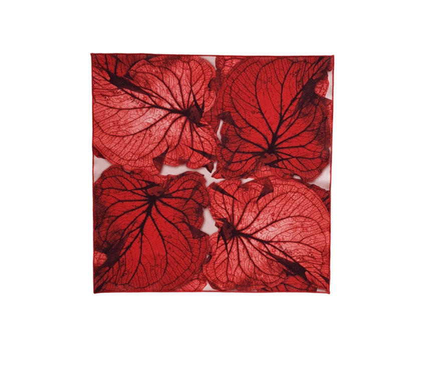 Servilleta de tela Hoja Rojo