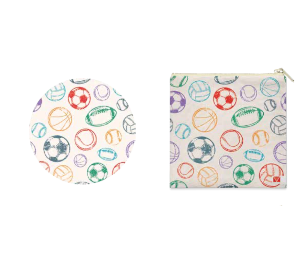 Individual Kids redondo Pelotas. Incluye estuche