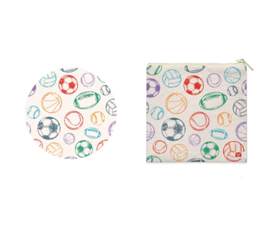 Individual Kids redondo Pelotas. Incluye estuche