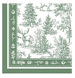 Servilleta de tela Navidad Pinos/Venados Verde