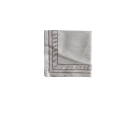 Servilleta de tela Borde Rayas Beige