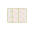 Individual Kids rectangular Florecitas/Hojas
