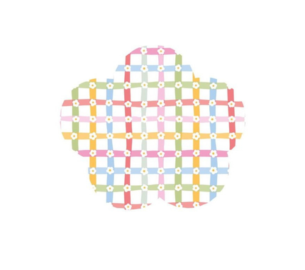 Individual Kids rectangular Flores Tramadas. Incluye estuche