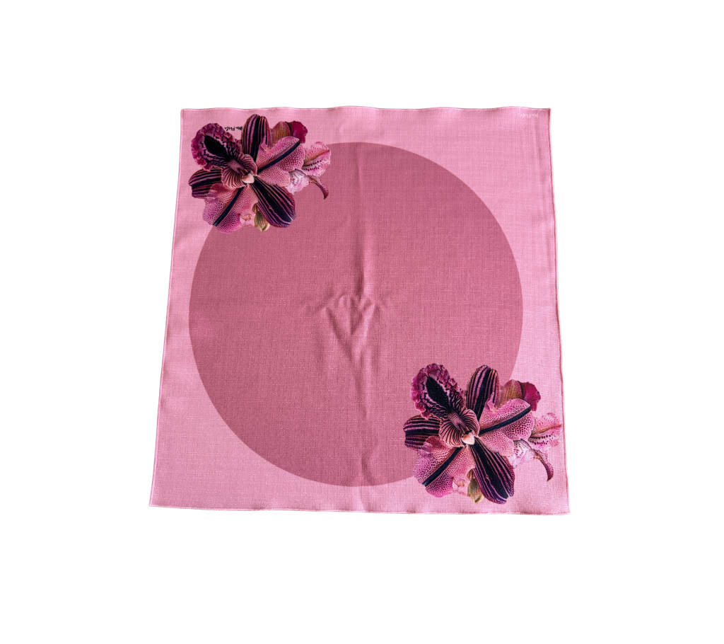 Servilleta de tela Orquideas Fucsia