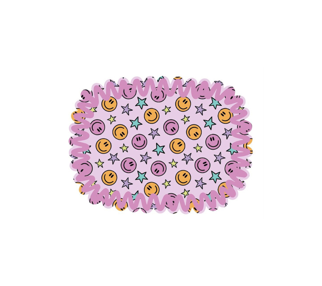 Individual Kids rectangular Caritas/Estrellas