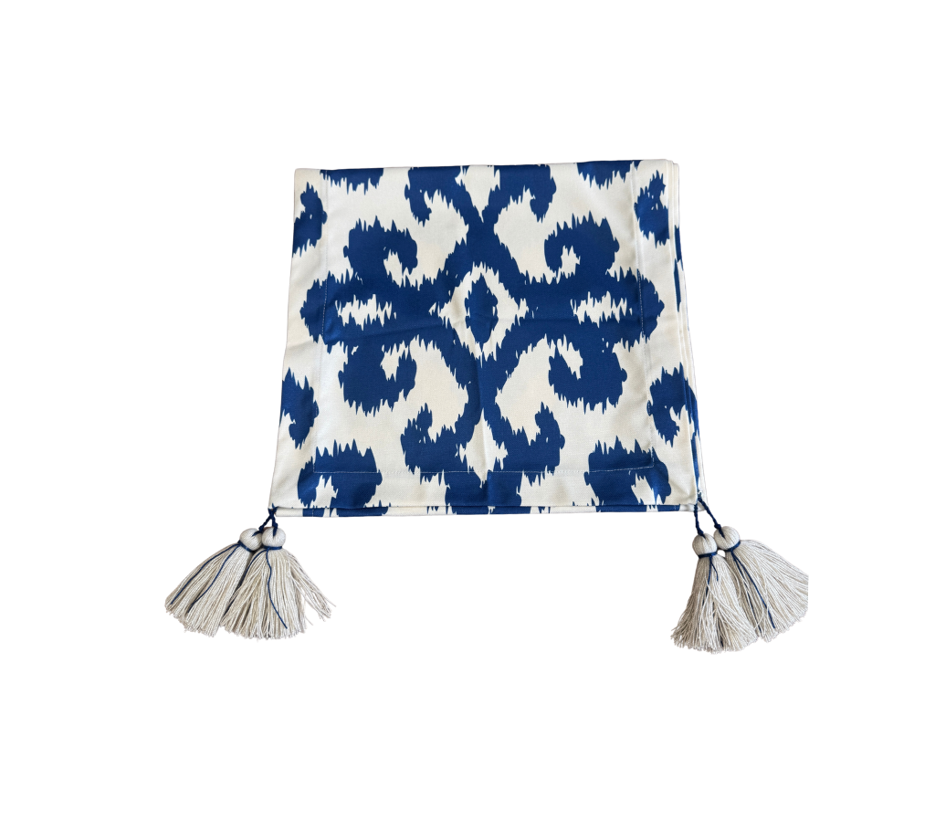 Camino de mesa en tela Abstracto AzulM/OW 2.95