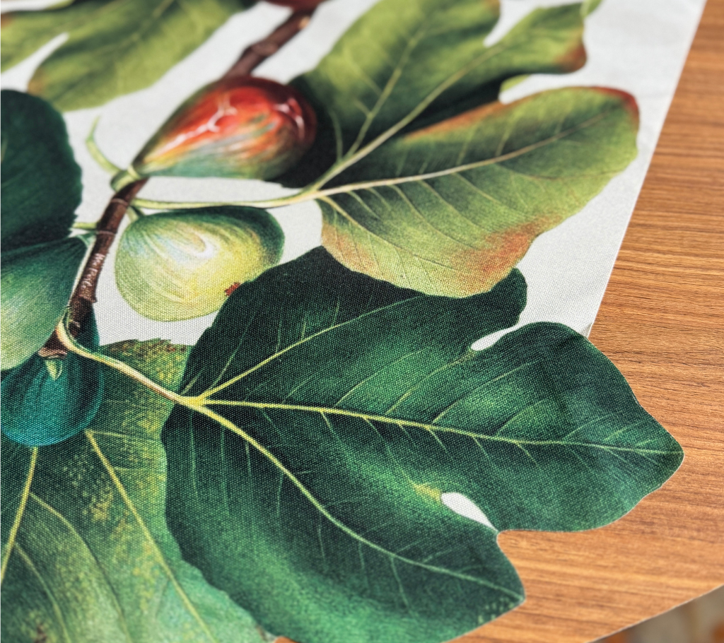 Camino de mesa en tela Higos
