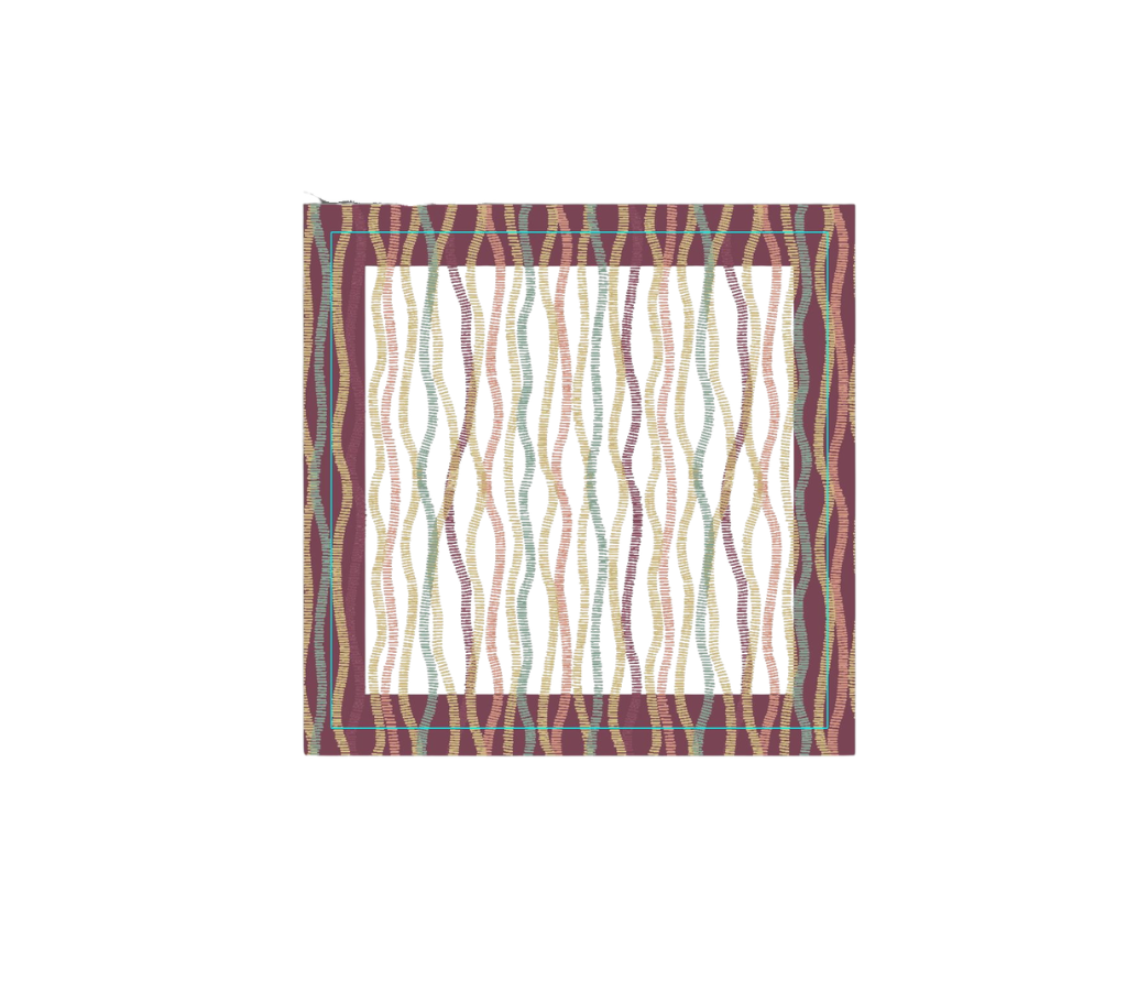 Servilleta de tela Serpentinas Vino