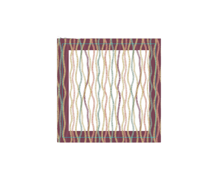 Servilleta de tela Serpentinas Vino