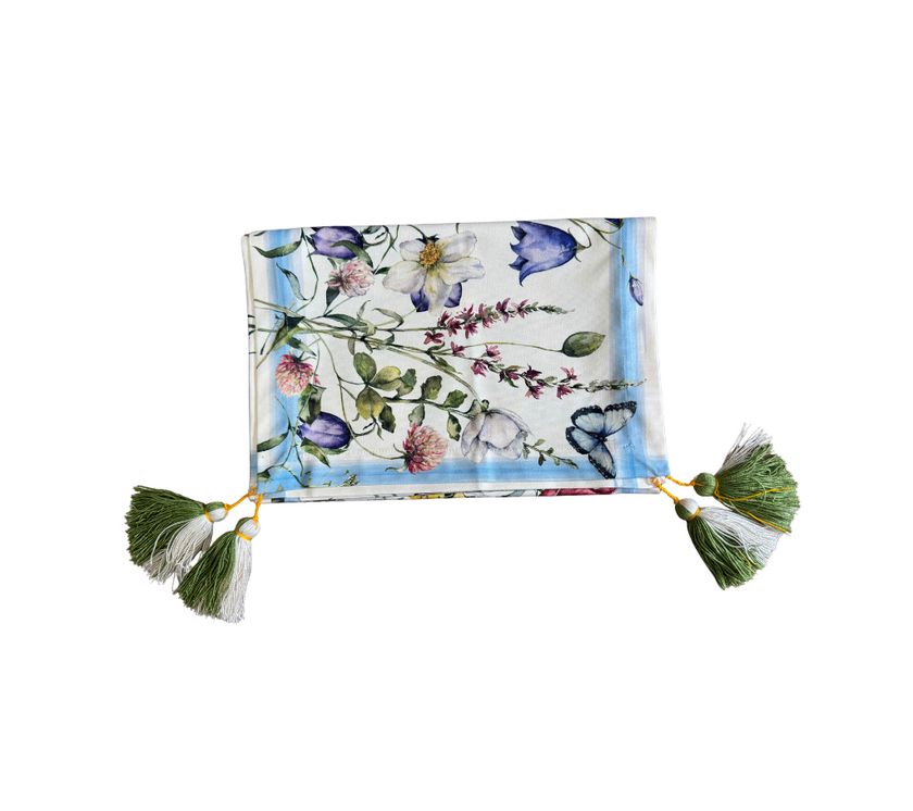 Camino de mesa en tela Flores Silvestres 2.2