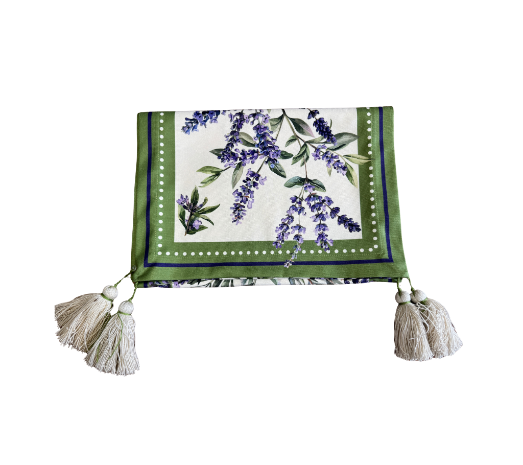 Camino de mesa en tela Lavanda 2.2