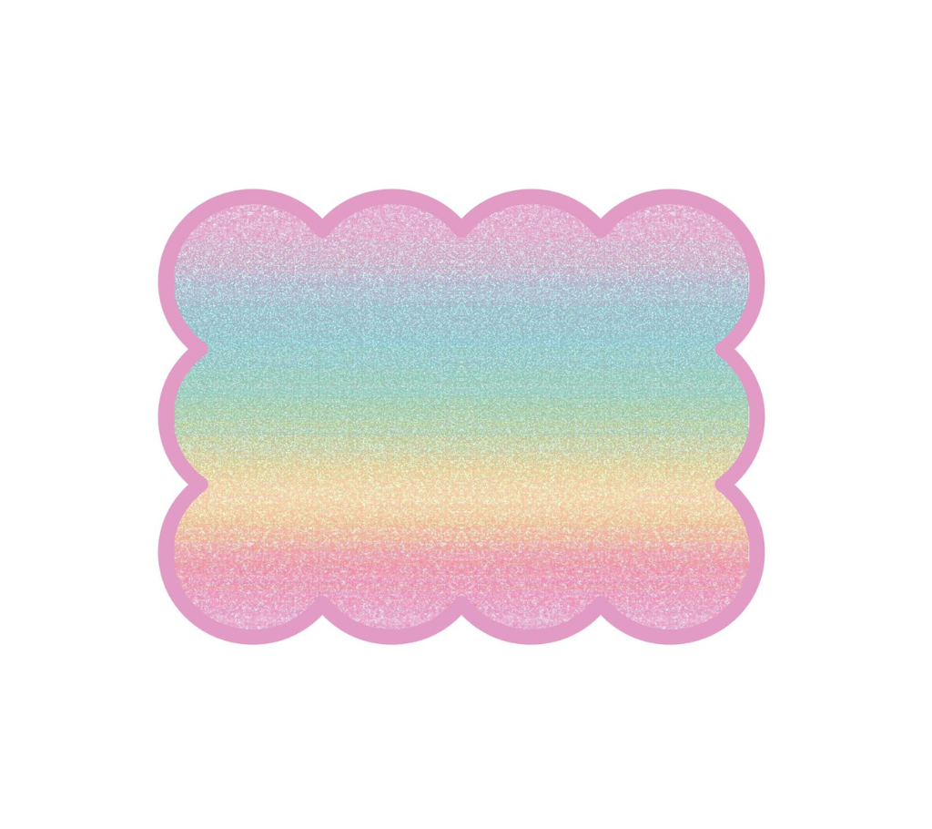 Individual Kids rectangular Nube Jaspe Rosado
