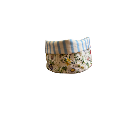 Panera reversible en tela (Pequeña) Flores Silvestres