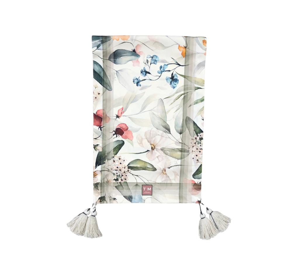 Camino de mesa en tela Florecillas 2.2