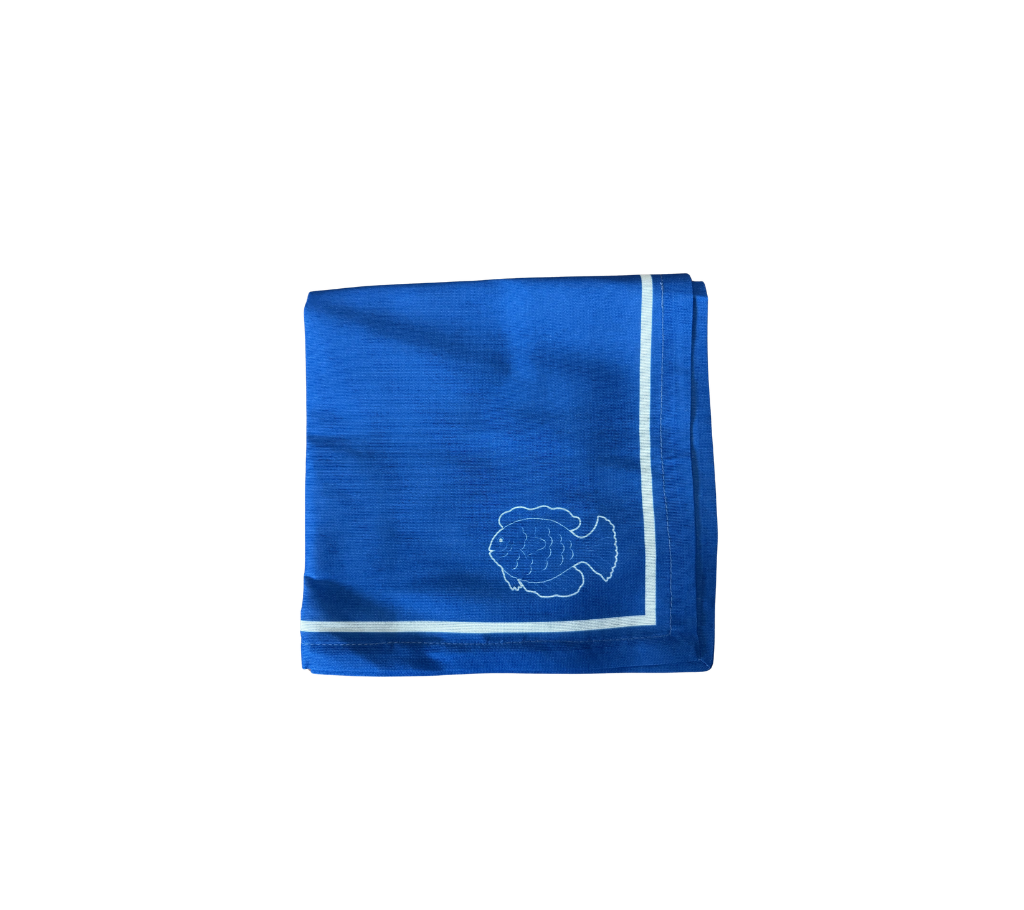 Servilleta de tela Pez Azul R