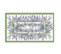 Mantel rectangular 10P en tela Lavanda
