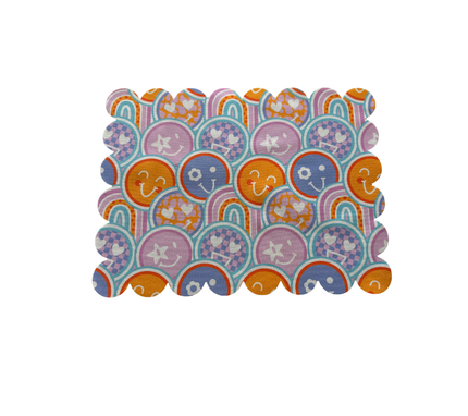 Individual Kids rectangular Caritas/ArcoIris