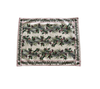 Individual reversible rectangular en tela Navidad Cascanueces/Guirnalda