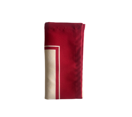 Servilleta de tela Franja Rojo