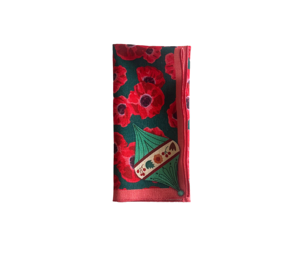 Servilleta de tela Navidad Bambalinas