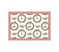 Block de Individuales de papel Navidad Corona