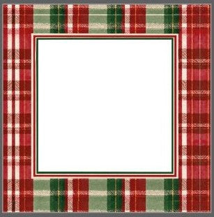 Servilleta de tela Navidad Cuadros RVB