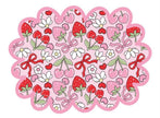 Individual Kids rectangular Fresas/Cerezas