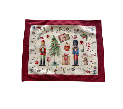 Block de Individuales de papel Navidad Soldados