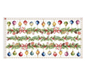 Mantel rectangular 8P en tela Navidad Bambalinas