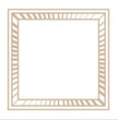Servilleta de tela Borde Rayas Beige