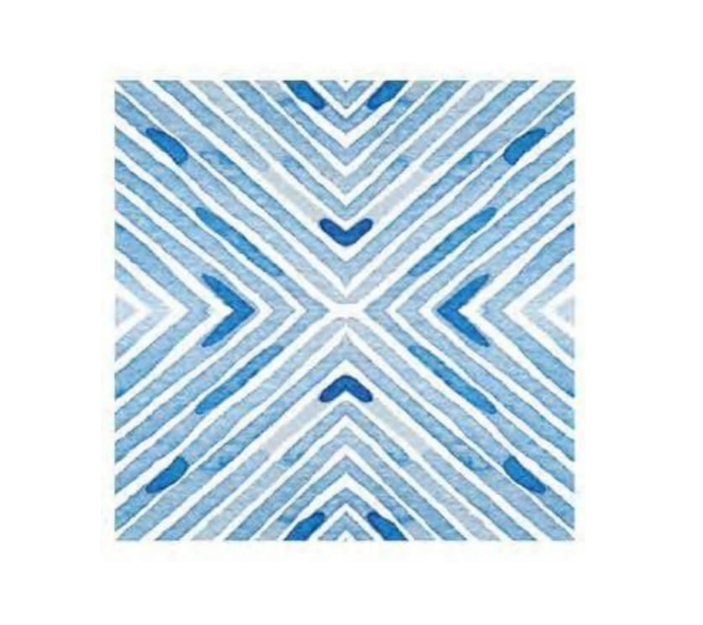 Servilleta de tela Rayas/Acuarela