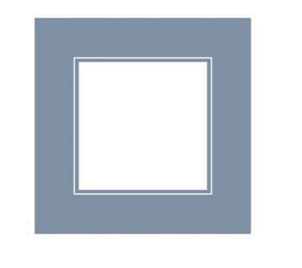 Servilleta de tela Franja Azul Grisáceo