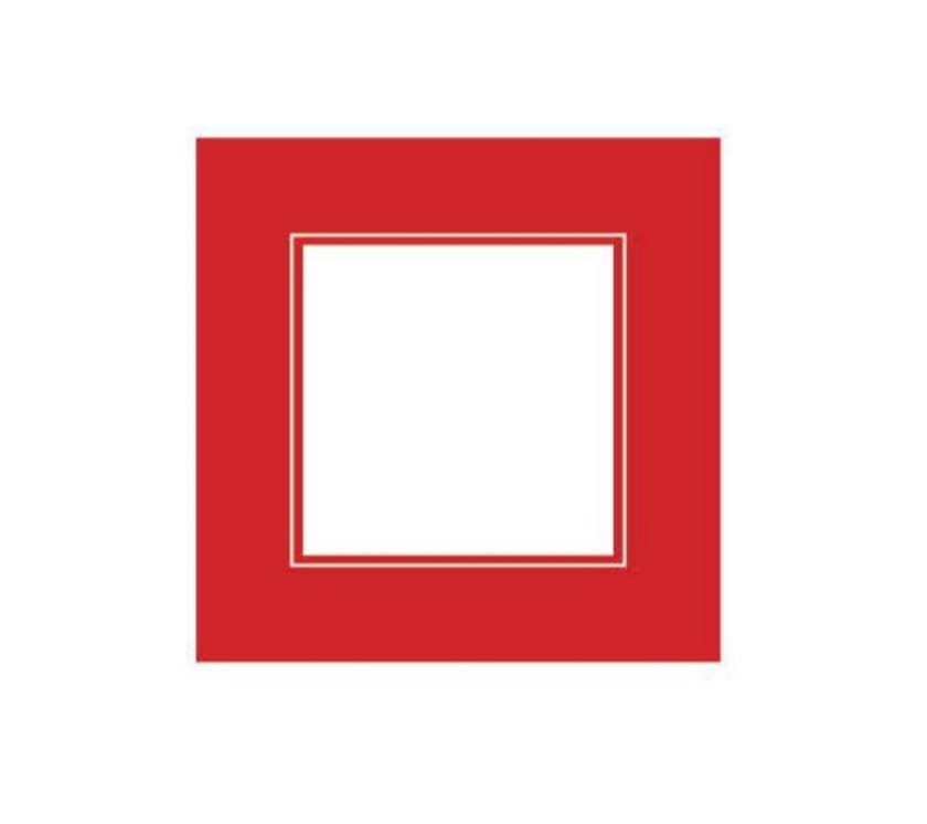 Servilleta de tela Franja Rojo