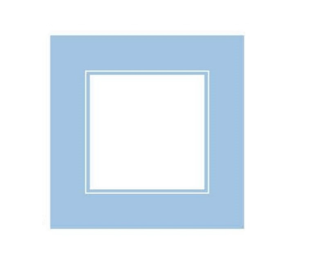 Servilleta de tela Franja Azul Celeste