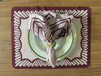 Aro de cordón para servilleta-Set 6 Beige