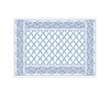 Block de Individuales de papel Borde Flores OW/Azul